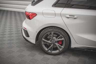 Задні сплітери Boczne V.2 Maxton Audi S3 / A3 S-Line Sportback 8Y - фото My Tuning Lab