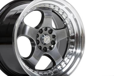 Легкосплавний диск 18" 59 North Wheels D-002 18x9.5 ET20 5x114/120 насичений чорний / полірований кант - фото My Tuning Lab