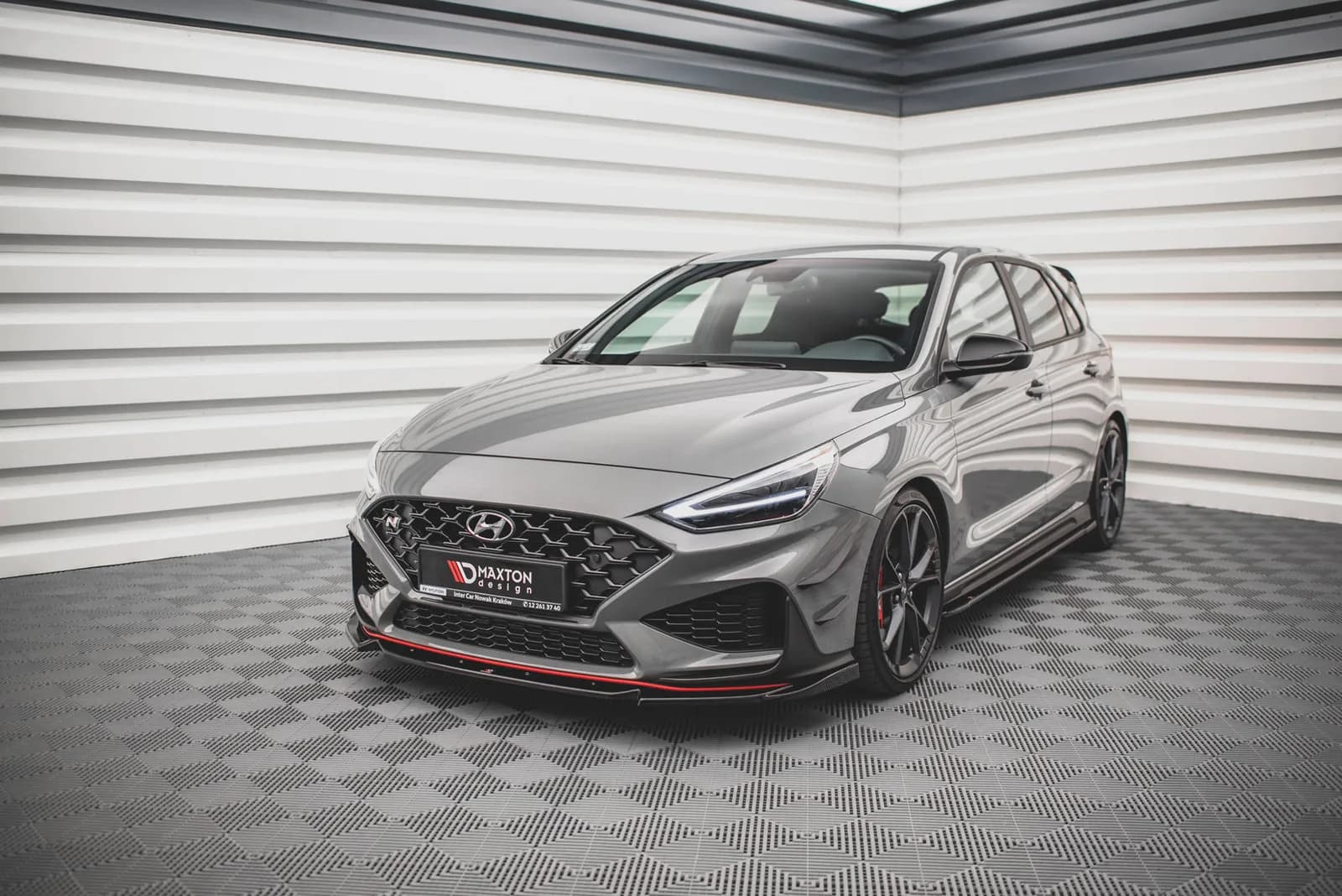 Передній сплітер V.2 Maxton Hyundai I30 N / I30 N-Line Hatchback/Fastback Mk3 Facelift - фото My Tuning Lab