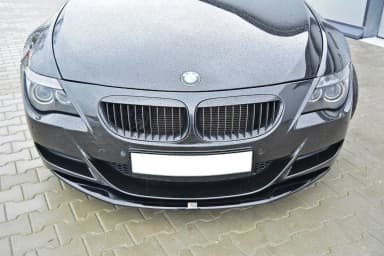 Передній сплітер Maxton V1 BMW M6 E63 (чорний глянець) - фото My Tuning Lab