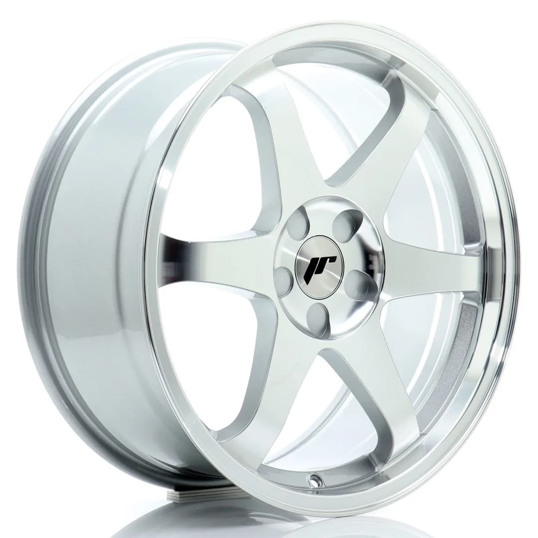 Легкосплавний диск 19" Japan Racing JR3 19x8,5 ET40 5x120 срібний з фрезеруванням - фото My Tuning Lab