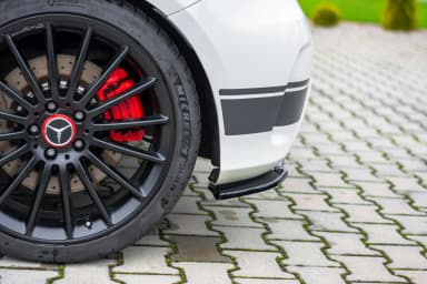 Задні сплітери boczne Maxton Mercedes A45 AMG W176 (чорний глянець) - фото My Tuning Lab