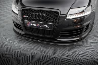 Передній сплітер Street Pro Maxton Audi RS6 Avant C6 - фото My Tuning Lab