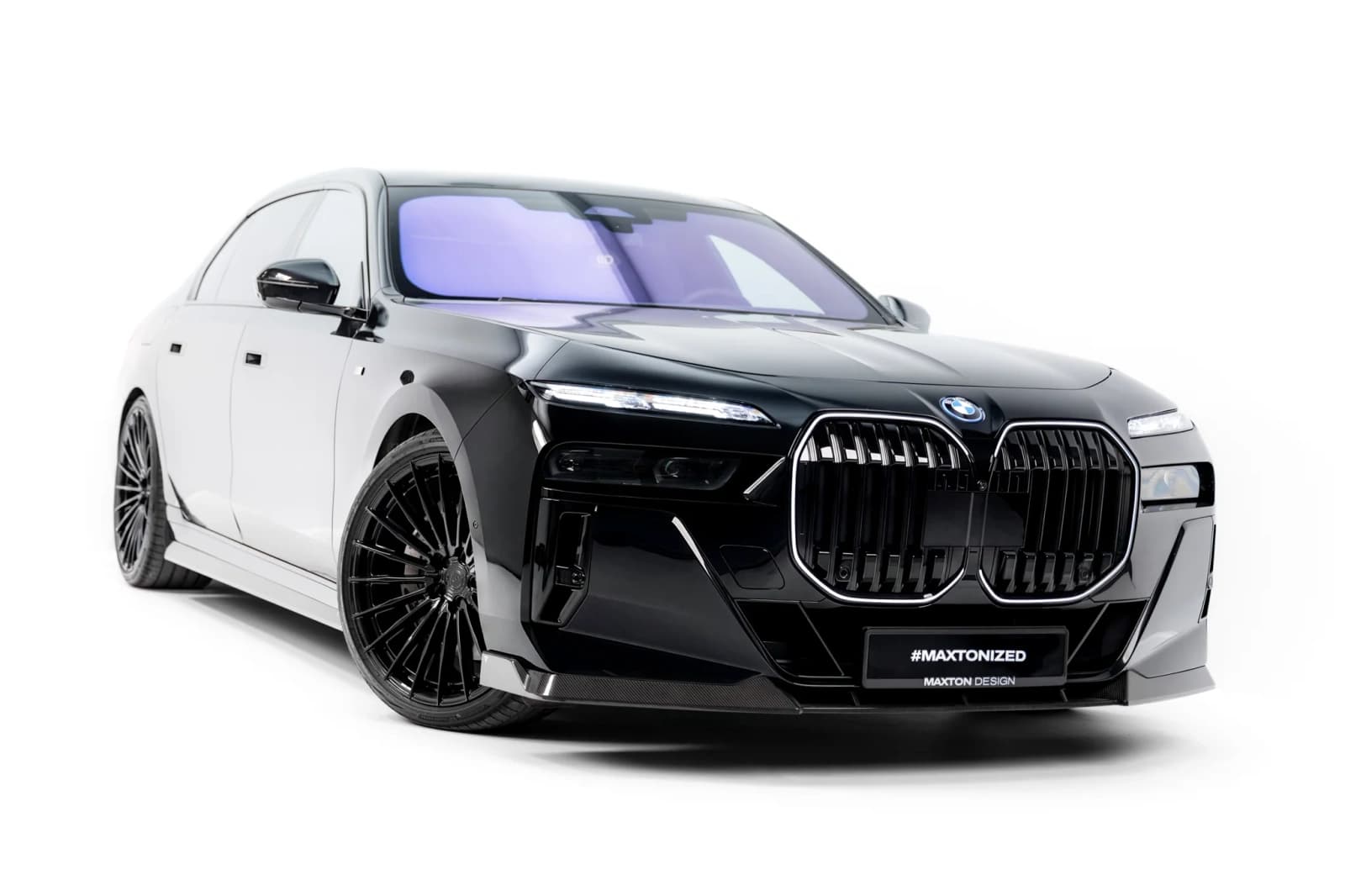 Karbonowy Передній сплітер Maxton BMW 7 M-пакет / M760e / i7 M-пакет G70 - фото My Tuning Lab