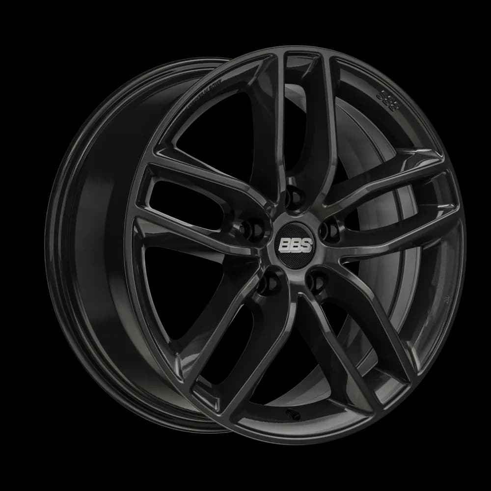 Легкосплавний диск 17" BBS SX 17x7,5 ET45 5x108 Crystal чорний - фото My Tuning Lab