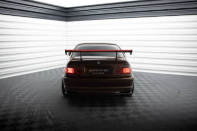 Karbonowy Spoiler Z Wewnętrznymi Wspornikami + LED Maxton BMW 3 Coupe E46 - фото My Tuning Lab