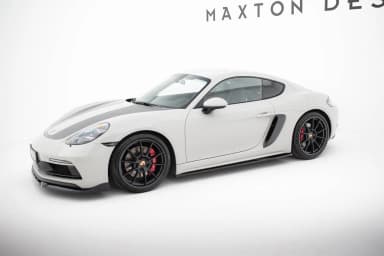 Накладки на пороги V.1 Maxton Porsche 718 Cayman GTS 982c / 718 Boxster GTS 982 - фото My Tuning Lab