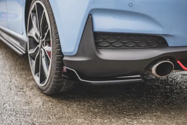 Задні сплітери boczne Maxton V3 Hyundai I30 N Mk3 Hatchback (чорний глянець) - фото My Tuning Lab
