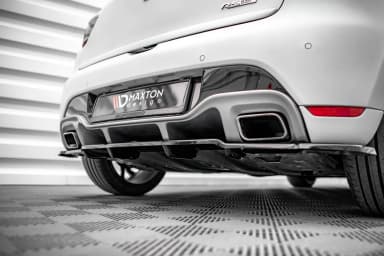 Задній сплітер (Z Dyfuzorem) Maxton Renault Clio RS Mk4 - фото My Tuning Lab