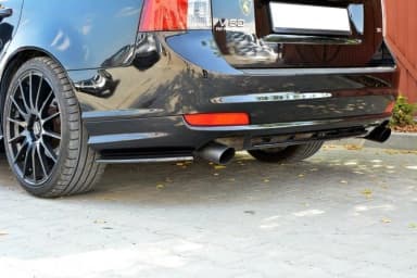 Задні сплітери boczne Maxton Volvo V50F R-Design (чорний глянець) - фото My Tuning Lab