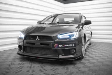Передній сплітер Street Pro Maxton Mitsubishi Lancer EVO X - фото My Tuning Lab