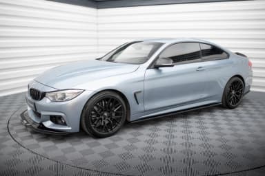 Накладки на пороги Maxton BMW 4 Coupe / Gran Coupe / Cabrio M-пакет F32 / F36 / F33 - фото My Tuning Lab