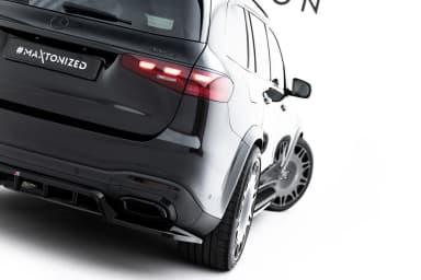 Задній сплітер (Z Dyfuzorem) Maxton Mercedes-Benz GLS AMG-Line X167 / X167 Facelift - фото My Tuning Lab