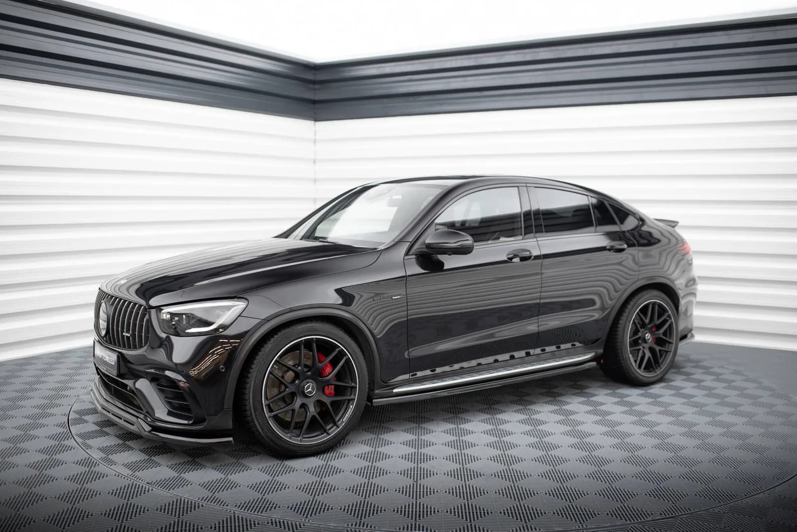 Накладки на пороги Maxton Mercedes-AMG GLC 63 / 43 SUV / Coupe X253 / C253 - фото My Tuning Lab