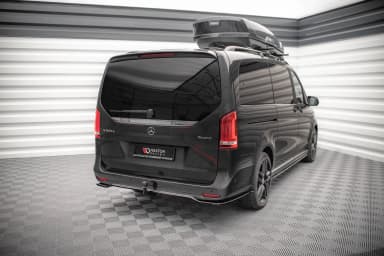 Задній центральний сплітер з дифузором Maxton Mercedes-Benz V-Class AMG-Line W447 Facelift - фото My Tuning Lab