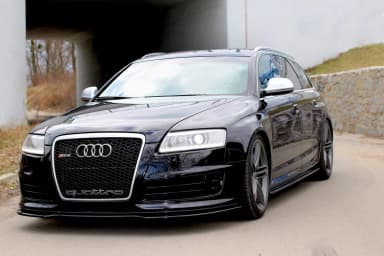 Накладки на пороги Maxton Audi RS6 C6 - фото My Tuning Lab