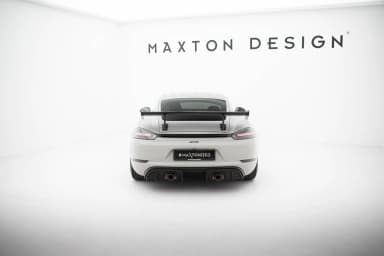 Karbonowy Spoiler Z Wewnętrznymi Wspornikami V.1 Maxton Porsche 718 Cayman 982c - фото My Tuning Lab