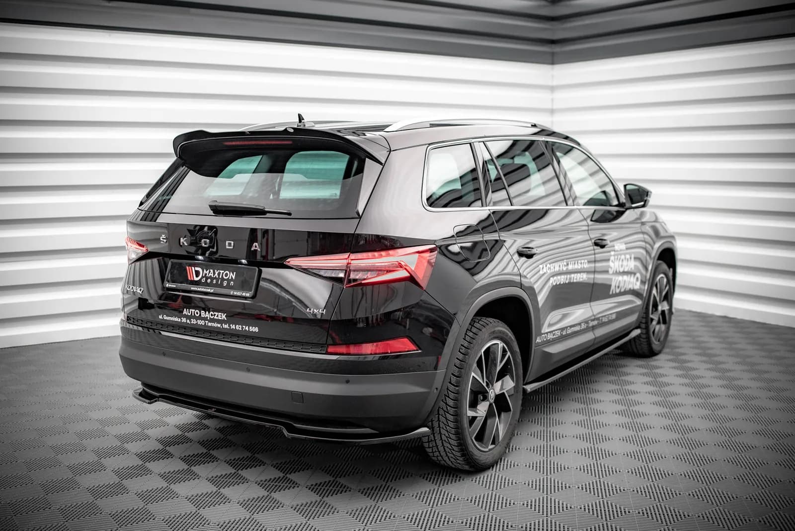 Продовження спойлера Maxton Skoda Kodiaq Mk1 Facelift - фото My Tuning Lab