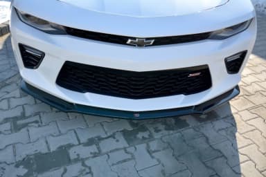 Передній сплітер Maxton V2 Chevrolet Camaro 6 Phase I 2SS Coupe (чорний глянець) - фото My Tuning Lab