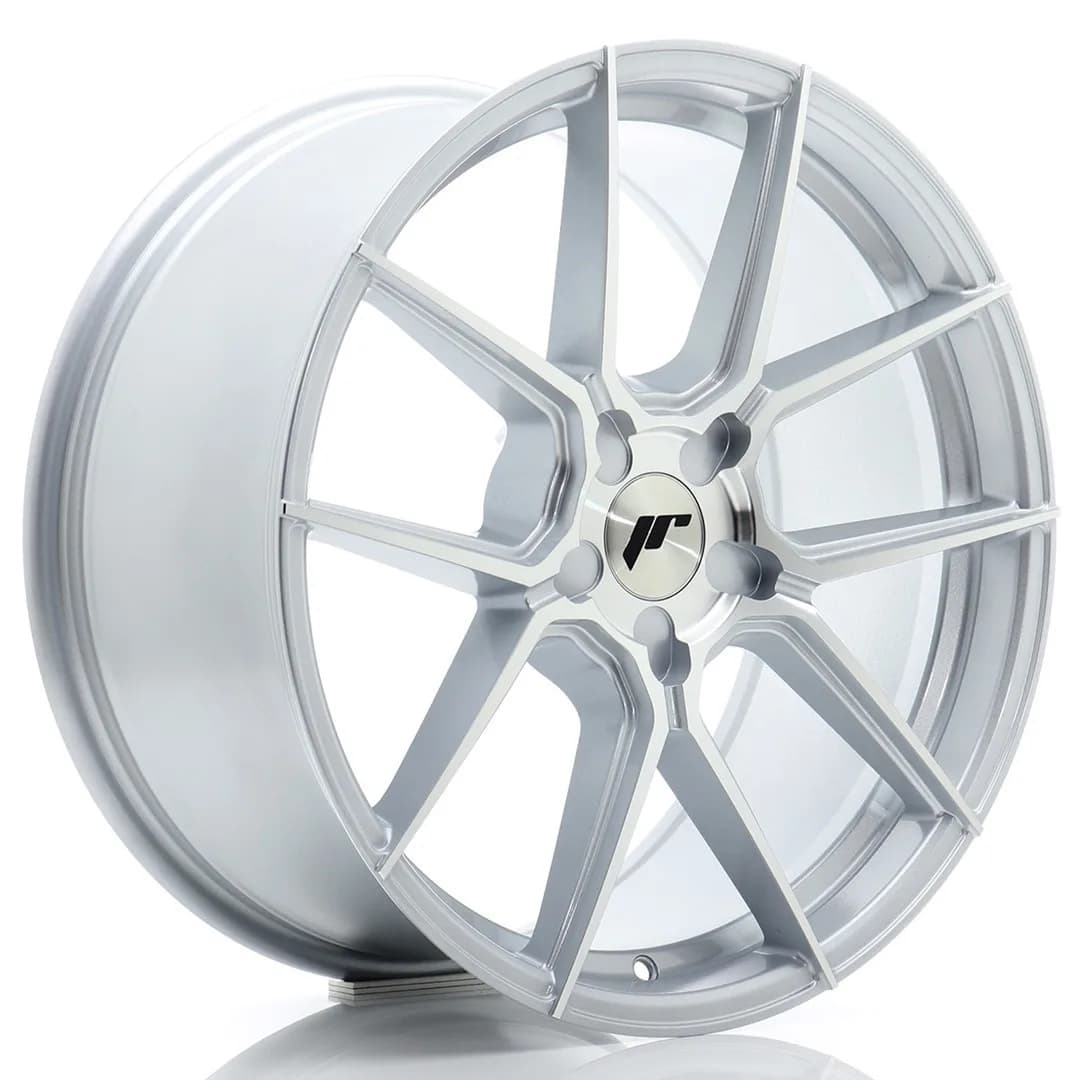 Легкосплавний диск 19" Japan Racing JR30 19x8,5 ET25 5x112 срібний з фрезеруванням - фото My Tuning Lab