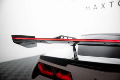 Karbonowy Spoiler Z Górnymi Mocowaniami + LED Maxton Chevrolet Corvette Stingray / Grand Sport C7 - фото My Tuning Lab