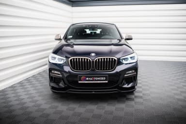 Передній сплітер Maxton BMW X4 M-пакет G02 (чорний глянець) - фото My Tuning Lab