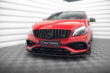 Передній сплітер Street Pro Maxton Mercedes-Benz A 45 AMG Aero W176 Facelift - фото My Tuning Lab