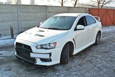 Передній сплітер Racing Maxton Mitsubishi Lancer Evo X V.2 - фото My Tuning Lab