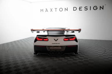 Karbonowy Spoiler Z Górnymi Mocowaniami + LED Maxton Chevrolet Corvette Stingray / Grand Sport C7 - фото My Tuning Lab