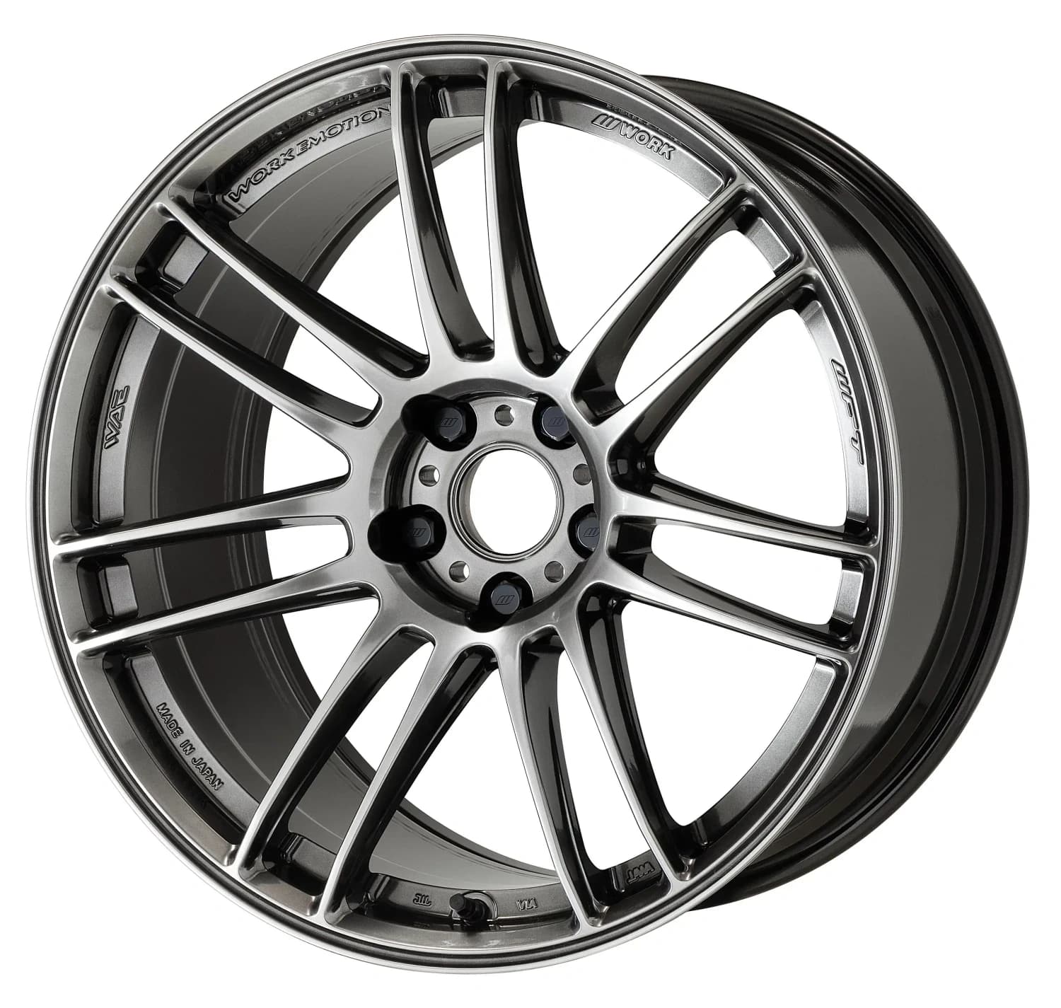 Легкосплавний диск 18" Work Wheels Work Emotion ZR7 18x7,5 BLANK Glow графіт (GGM) - фото My Tuning Lab