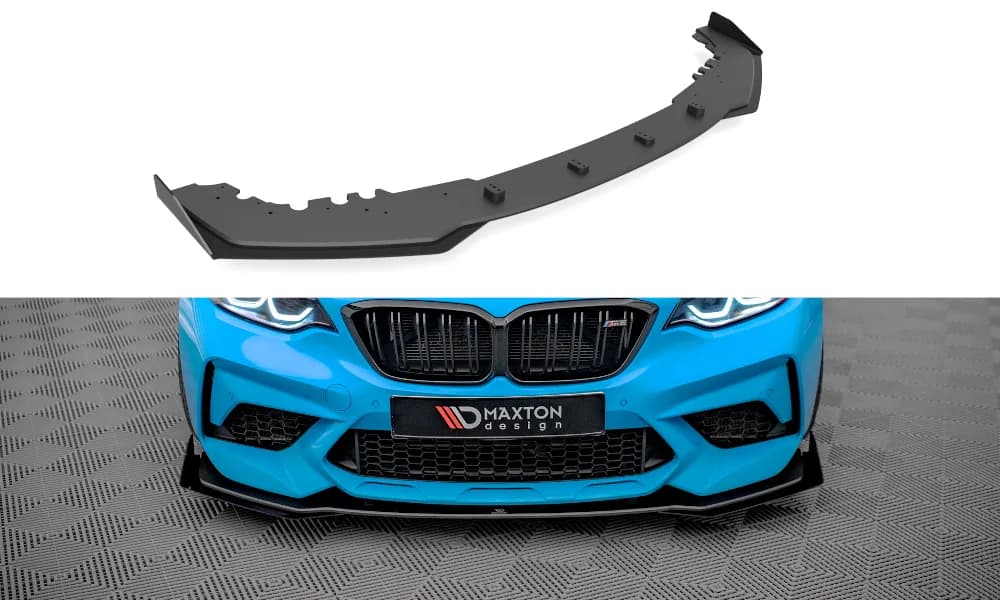 Передній сплітер Street Pro V.1 + Flaps Maxton BMW M2 Competition F87 - фото My Tuning Lab