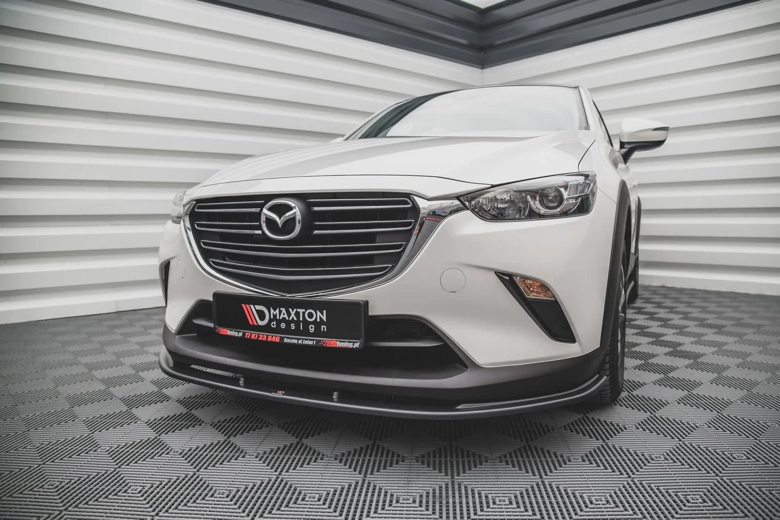 Передній сплітер V.1 Maxton Mazda CX-3 - фото My Tuning Lab
