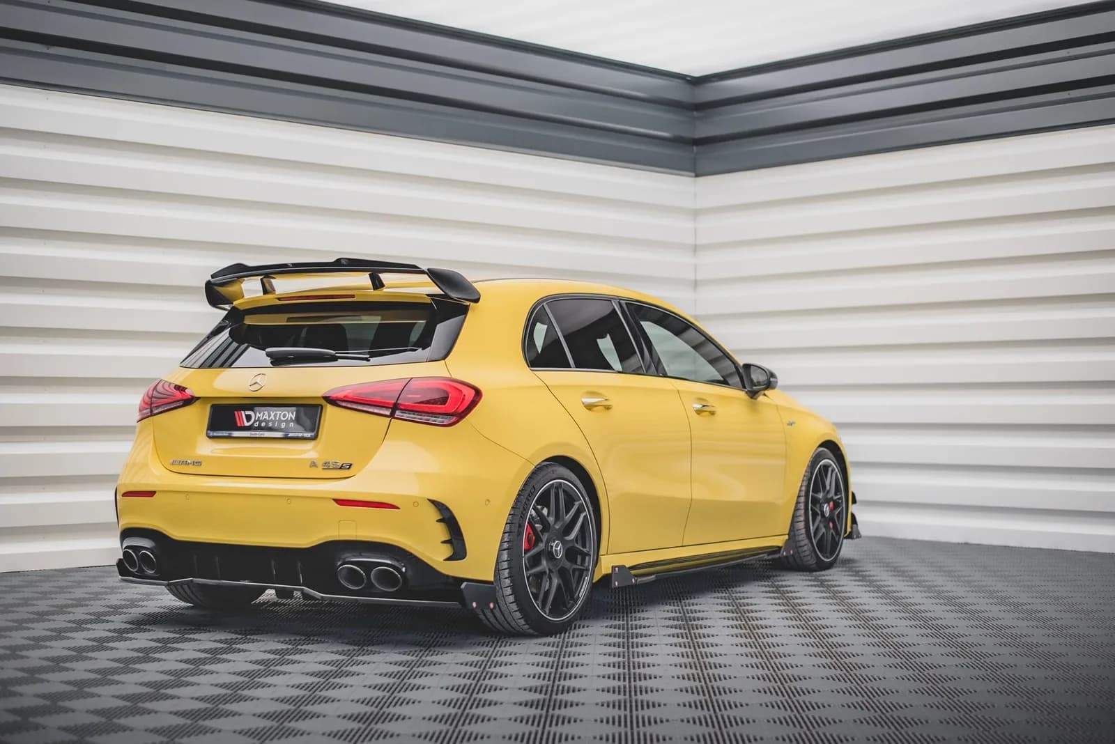 Задній сплітер + Flaps Maxton Mercedes-AMG A 45 S Aero Pack W177 - фото My Tuning Lab