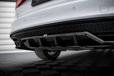 Задній сплітер (Z Dyfuzorem) Maxton Audi A4 Competition B8 Facelift - фото My Tuning Lab