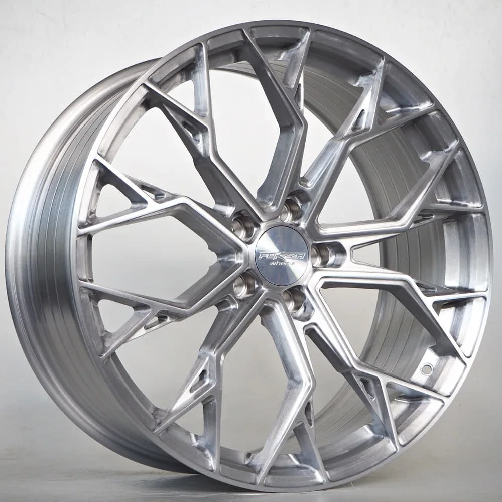 Легкосплавний диск 20" Forzza Titan 20x9 ET32 5x120 брашований Aluminium - фото My Tuning Lab
