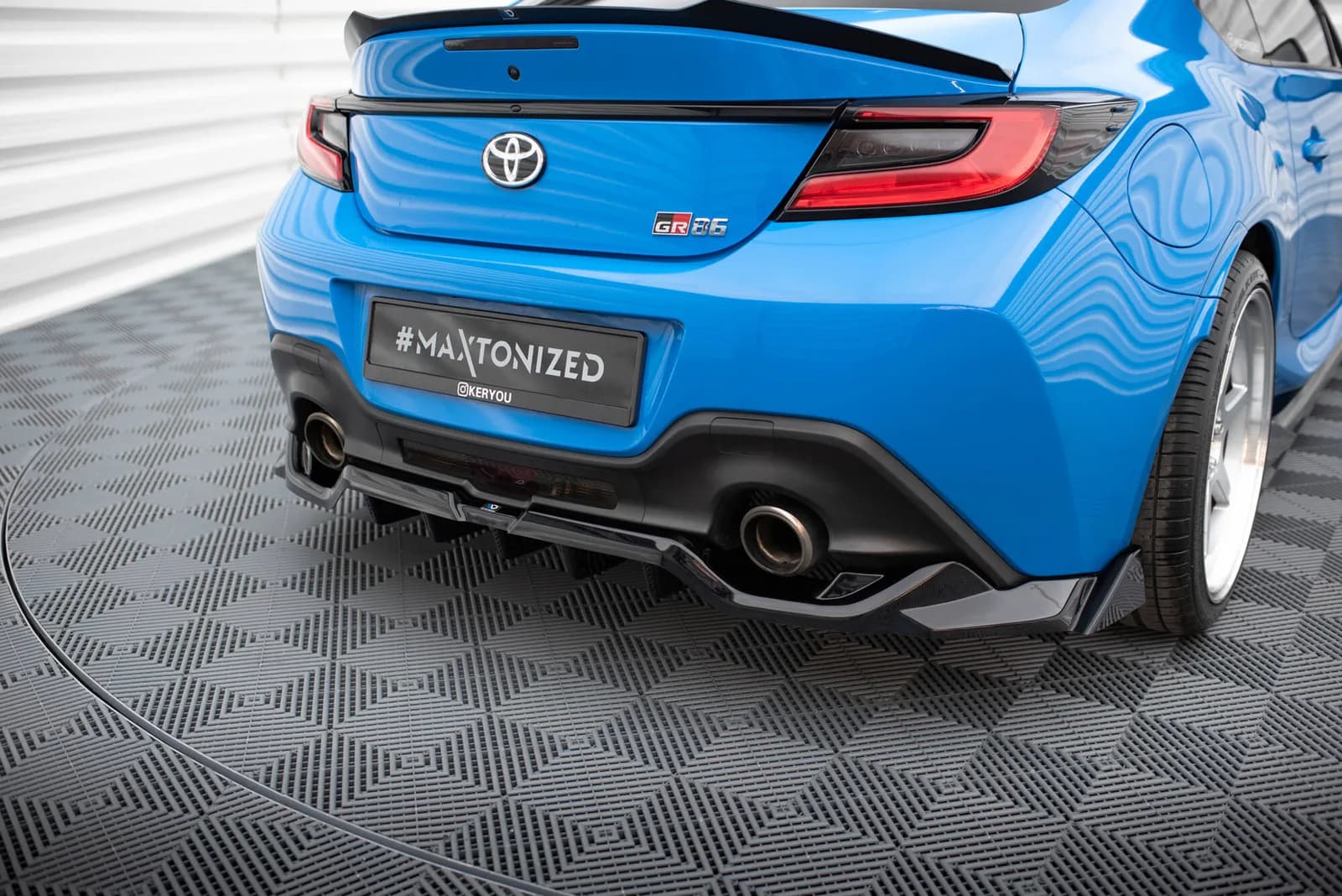 Задній сплітер (Z Dyfuzorem) V.3 Maxton Toyota GR86 Mk1 / Subaru BRZ Mk2 - фото My Tuning Lab
