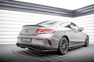 Задній сплітер (Z Dyfuzorem) Maxton Mercedes-AMG C43 Coupe / Cabrio C205 Facelift / A205 Facelift - фото My Tuning Lab