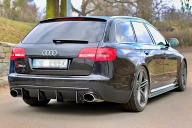 Накладки на пороги Maxton Audi RS6 C6 - фото My Tuning Lab