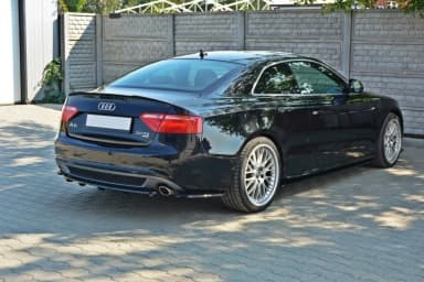 Задній сплітер Maxton Audi A5 Coupe / Sportback S-Line 8T (Z dyfuzorem) - фото My Tuning Lab