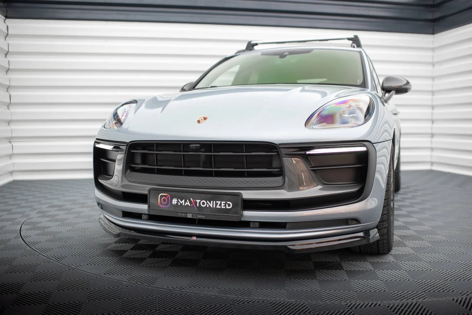 Передній сплітер Maxton Porsche Macan Mk1 Facelift 2 - фото My Tuning Lab