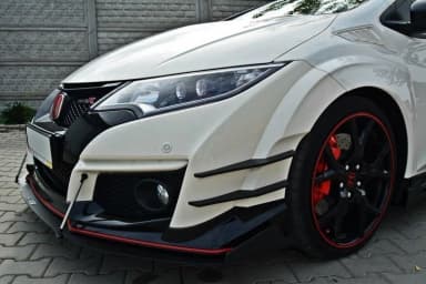 Передній сплітер Maxton Racing Honda Civic IX Type-R V2 - фото My Tuning Lab