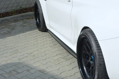Накладки на пороги Maxton BMW M2 F87 Coupe (чорний глянець) - фото My Tuning Lab