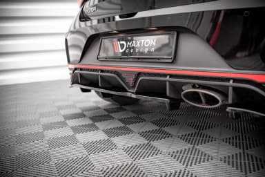 Задній сплітер (Z Dyfuzorem) Maxton Hyundai I20 N Mk3 - фото My Tuning Lab