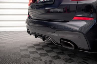 Задній центральний сплітер з дифузором Maxton BMW X3 M40i / M40d G01 - фото My Tuning Lab