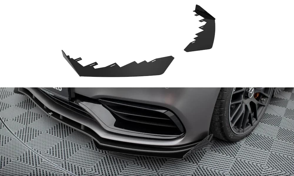 Front Flaps Maxton Mercedes-AMG C63 Sedan / Estate W205 Facelift - фото My Tuning Lab