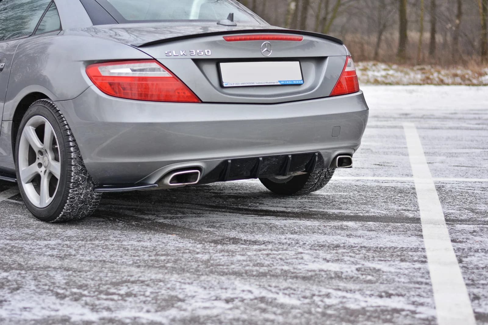 Дифузор Maxton Design Задня накладка MERCEDES-BENZ SLK R172 - фото My Tuning Lab