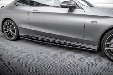 Накладки на пороги Maxton Mercedes-AMG C43 Coupe / Cabrio C205 Facelift / A205 Facelift - фото My Tuning Lab