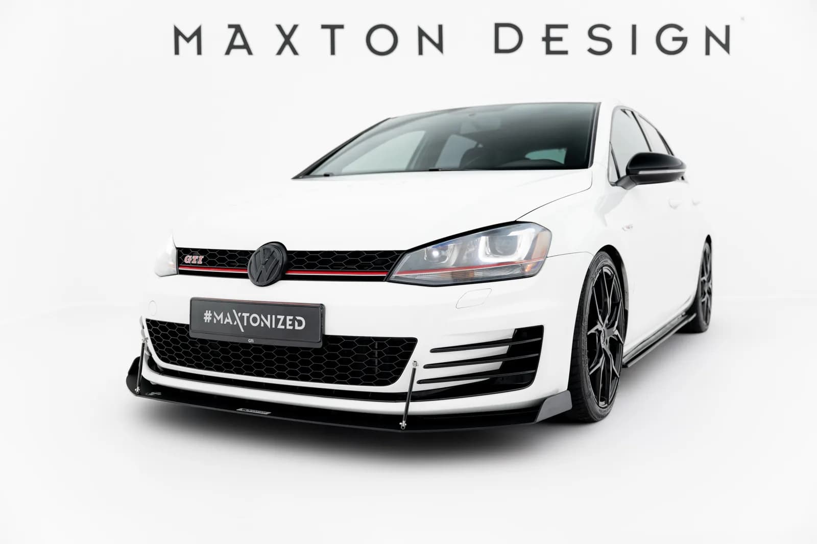 Передній сплітер Racing Maxton Volkswagen Golf GTI / GTD Mk7 - фото My Tuning Lab