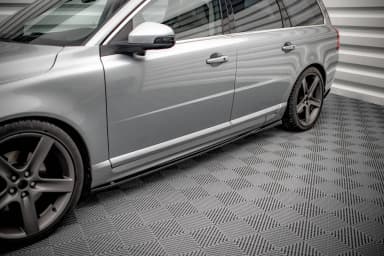 Накладки на пороги Maxton Volvo V70 Mk3 - фото My Tuning Lab