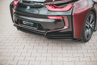 Задній сплітер środkowy Maxton BMW i8 (чорний глянець) - фото My Tuning Lab